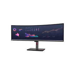 მონიტორი Lenovo ThinkVision P49w-30 Curved 49" 5120x1440 350 cd/m² 4ms 60 Hz Black  - Primestore.ge