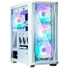 ქეისი Zalman PC case Z10 Duo without PSU, 2xUSB3.0, 1xUSB Type-C, 3x140mm ARGB, 1x120mm ARGB, VGA 395mm, LCS ready, TG Side Panel, EATX, white  - Primestore.ge