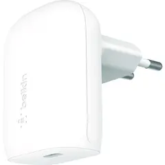 ადაპტერი და კაბელი Belkin Wall Charger 30W USB-C PD PPS, 1M PVC C-LTG, white  - Primestore.ge