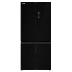 მაცივარი TOSHIBA GR-RF610WE-PGS(22)-F-Door, 190x84x65, 470 Litres, INVERTER, BIG Display, BLACK GLASS  - Primestore.ge
