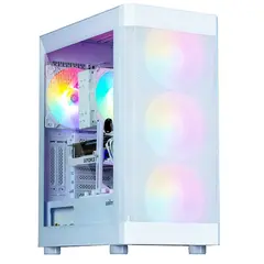 ქეისი Zalman PC case I4 TG without PSU, 2xUSB3.0, 1xUSB2.0, 4x140mm RGB, VGA 320mm, LCS ready, TG Side Panel, ATX, white  - Primestore.ge