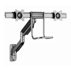 მონიტორის საკიდი Gembird MA-WA2-02 Adjustable wall 2-display mounting arm 17”-32”  - Primestore.ge