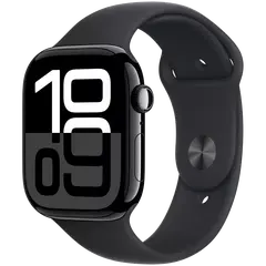 სმარტ საათი Apple Watch Series 10 GPS 46mm Jet Black Aluminium Case with Black Sport Band - M/L (MWWQ3QI/A)  - Primestore.ge