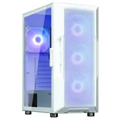 ქეისი Zalman I3NEOARGBWHITE, Computer Case, MidT, ATX, micro-ATX, mini-ATX, USB 2.0, USB 3.0x2, White  - Primestore.ge