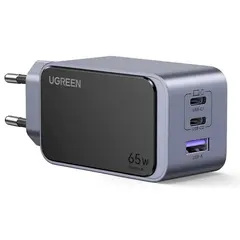 მობილურის დამტენი UGREEN X553 (35042) Nexode Air, 65W, USB, USB-C, Grey  - Primestore.ge