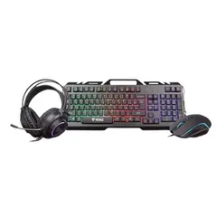 კლავიატურა + მაუსი + ყურსასმენი YENKEE PREMIUM GAMING SET 3in1 ECLIPSE  - Primestore.ge