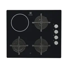 ჩასაშენებელი ქურის ზედაპირი Electrolux EGE6182NOK Hob, Built-in, Gas, Electric Black  - Primestore.ge
