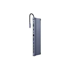 USB ჰაბი GEMBIRD USB Type-C 11-in-1 multi-port adapter  - Primestore.ge