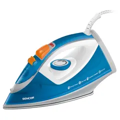 უთო Sencor SSI 7710BL, 2400W, 300ML, Steam Iron, Blue  - Primestore.ge