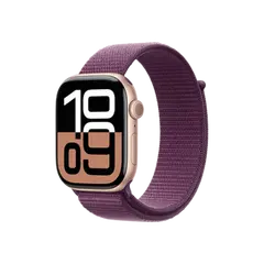სმარტ საათი Apple Watch Series 10 GPS 46mm Rose Gold Aluminum Case With Plum Sport Loop MWWV3  - Primestore.ge