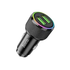 მანქანის დამტენი Hoco NZ14 Guerrero 36W USB dual-port car charger black  - Primestore.ge