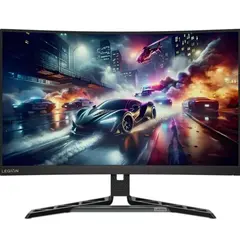 მონიტორი Lenovo Legion R27qc-30 27" VA 350 cd/m² 2560x1440 180Hz 3Wx2 speakers Raven Black  - Primestore.ge