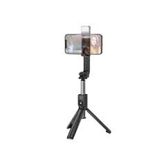 მობილურის სამაგრი Hoco K15 Treasure aluminum alloy fill light gimbal version live broadcast support black  - Primestore.ge