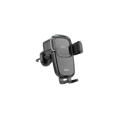 მანქანის დანტენი Hoco HW1 Pro Wireless fast Charge Car Holder (air outlet) Black  - Primestore.ge