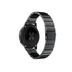 სმარტ საათის სამაჯური Stainless Steel Watch Band 20mm for Samsung Galaxy Watch Active, Smart Watch Replacement Strap - Black  - Primestore.ge