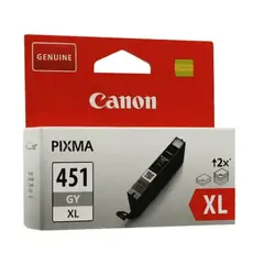 კარტრიჯი Canon CLI-451XL GY Gray for PIXMA, ( 350 Pages)  - Primestore.ge