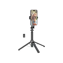 მობილურის სამაგრი Hoco K21 Stream Aluminum Alloy Live Broadcast Holder Black  - Primestore.ge