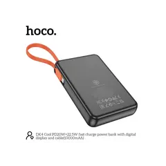 პორტატული დამტენი HOCO 10000mah DK4 PD20W - Black  - Primestore.ge