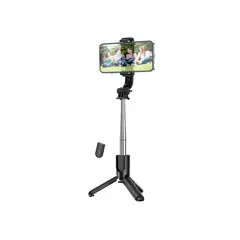 მობილურის სამაგრი Hoco K17 Mini Live wireless selfie stick with Tripod - Black  - Primestore.ge