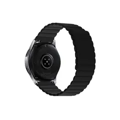 სმარტ საათის სამაჯური For Samsung Galaxy Watch 5 Silicone Watch Strap 20mm - Black  - Primestore.ge