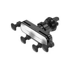 მანქანის სამაგრი Hoco CA102 Manner Gravity Linkage Car Holder Black Silver  - Primestore.ge