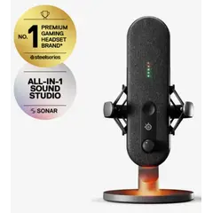 მიკროფონი SteelSeries Gaming microphone Alias Pro, Omni, USB-A, black  - Primestore.ge