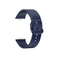 სმარტ საათის სამაჯური For Samsung Galaxy Fit3 Watch Band Soft Silicone Strap Replacement - Dark Blue  - Primestore.ge