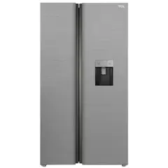 მაცივარი TCL-P650SBWG Side By Side, No Frost, Inverter, With Dispenser, Silver  - Primestore.ge