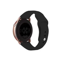 სმარტ საათის სამაჯური Kalebol KLB-GSNL-001 For Samsung Galaxy Watch6 Classic 47mm 43mm Watch Band 20mm Silicone Strap - Black  - Primestore.ge