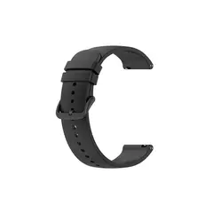 სმარტ საათის სამაჯური for Samsung Galaxy Watch Soft Silicone Adjustable Smart Watch Band Replacement Strap 20mm -Black  - Primestore.ge
