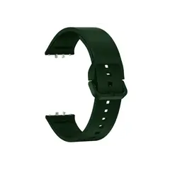სმარტ საათის სამაჯური For Samsung Galaxy Fit3 Watch Band Soft Silicone Strap Replacement - Green  - Primestore.ge