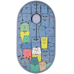 მაუსი 2E MF300 PETS CATS Silent WL BT, Blue  - Primestore.ge