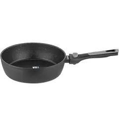 ტაფა Ardesto Deep Fry pan with removable handle Gemini Bari, 24cm, aluminium, black  - Primestore.ge