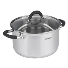 ქვაბი Ardesto AR1947CS Gemini, glass lid, 4.7 l, handles with silicone  - Primestore.ge