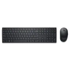 კლავიატურა და მაუსი DELL Pro Wireless Keyboard and Mouse - KM5221W - Russian (QWERTY) - Black  - Primestore.ge