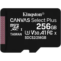 ფლეშ მეხსიერების ბარათი Kingston microSD  256GB C10 UHS-I R100/W85MB/s  - Primestore.ge
