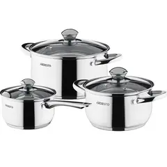 ქვაბების ნაკრები Ardesto Gemini Gourmet,  stainless steel  - Primestore.ge