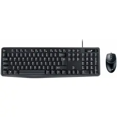 კლავიატურა და მაუსი Genius KM-170 USB Black  - Primestore.ge