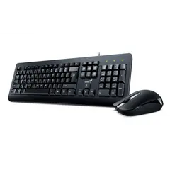 კლავიატურა და მაუსი Genium KM-160 USB Black  - Primestore.ge