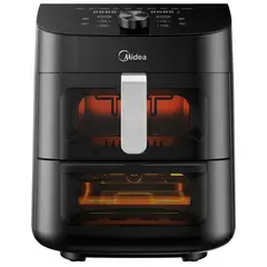 აეროგრილი Midea MF-CY110A, 1850W, 11L, Air Fryer, Black  - Primestore.ge