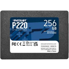 მყარი დისკი Patriot P220 256GB SSD SATA 3 2.5"- P220S256G25  - Primestore.ge