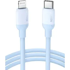 USB კაბელი UGREEN US387 (20313), MFi, USB-C To Lightning, 1m, Navy blue  - Primestore.ge