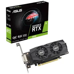 ვიდეო ბარათი ASUS GeForce RTX 3050 6GB GDDR6 OC low profile RTX3050-O6G-LP-BRK  - Primestore.ge