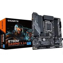 დედა დაფა GIGABYTE B760M GAMING X AX s1700 B760 4xDDR5 M.2 HDMI DP Wi-Fi BT mATX  - Primestore.ge
