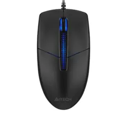 მაუსი A4Tech N-530S Wired Illuminated Optical Mouse Black  - Primestore.ge