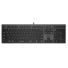 კლავიატურა A4Tech Fstyler FX50 Scissor Switch Keyboard EN/RU layout Grey  - Primestore.ge