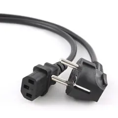 დენის კაბელი Gembird PC-186-VDE-3M Power Cable for PC 3m 16A  - Primestore.ge