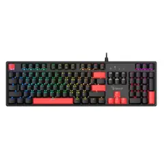 კლავიატურა A4tech Bloody S510R RGB Mechanical Gaming Keyboard US Layout Fire Black (Red Switch)  - Primestore.ge
