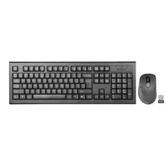 კლავიატურა და მაუსი A4Tech 7100N Wireless Desktop EN/RU layout Black  - Primestore.ge