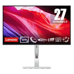 მონიტორი Lenovo L27h-4A 27" (67C0UAC6EU) - Cloud Grey  - Primestore.ge